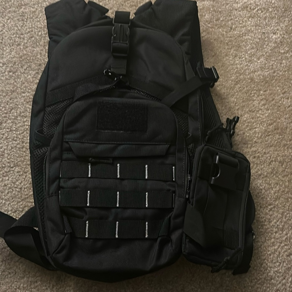 Black Tactical Backpack
